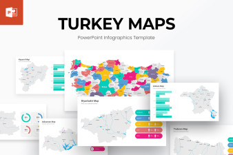 Turkey Maps PowerPoint Templates